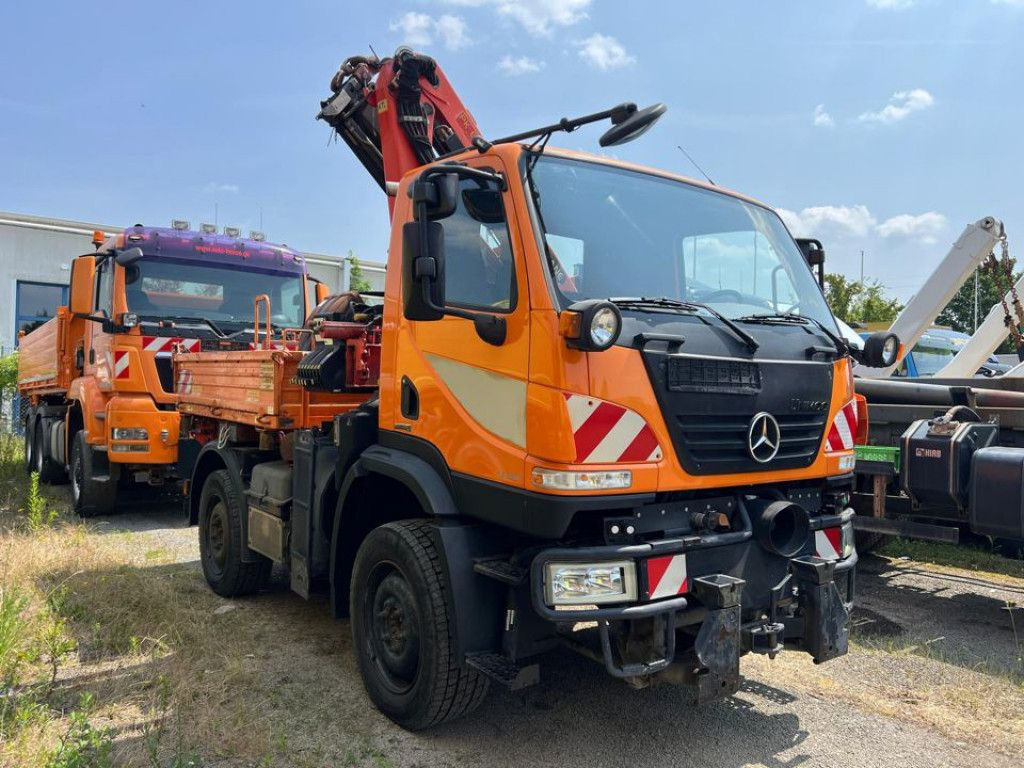 Mercedes-Benz Unimog U20 2-Achs Allradkipper Kran Palfinger Kr - Tippbil, Kranbil: bilde 2 Mercedes-Benz Unimog U20 2-Achs Allradkipper Kran Palfinger Kr - Tippbil, Kranbil: bilde 2