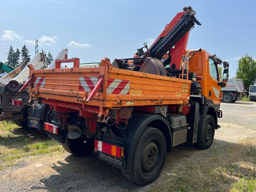 Mercedes-Benz Unimog U20 2-Achs Allradkipper Kran Palfinger Kr - Tippbil, Kranbil: bilde 4 Mercedes-Benz Unimog U20 2-Achs Allradkipper Kran Palfinger Kr - Tippbil, Kranbil: bilde 4