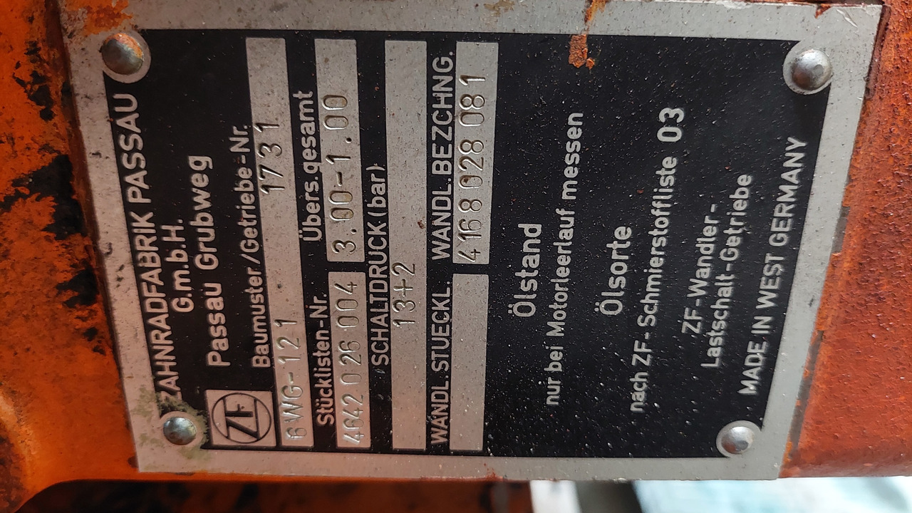 Schopf F106 spare parts - Reservedeler for Flyplassutstyr: bilde 3 Schopf F106 spare parts - Reservedeler for Flyplassutstyr: bilde 3