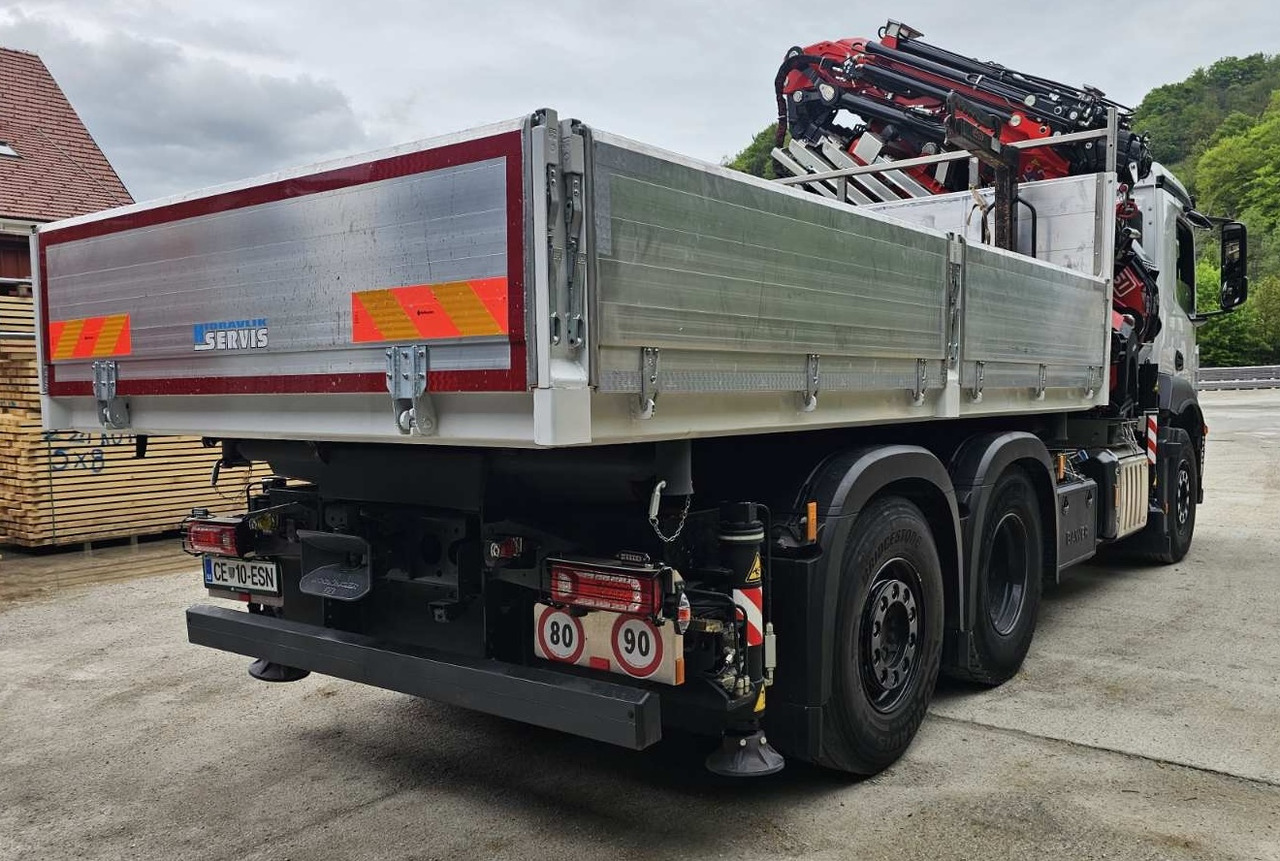 MERCEDES-BENZ Hiab Palfinger Fassi F545-6 JIB-6 - Tippbil: bilde 2 MERCEDES-BENZ Hiab Palfinger Fassi F545-6 JIB-6 - Tippbil: bilde 2