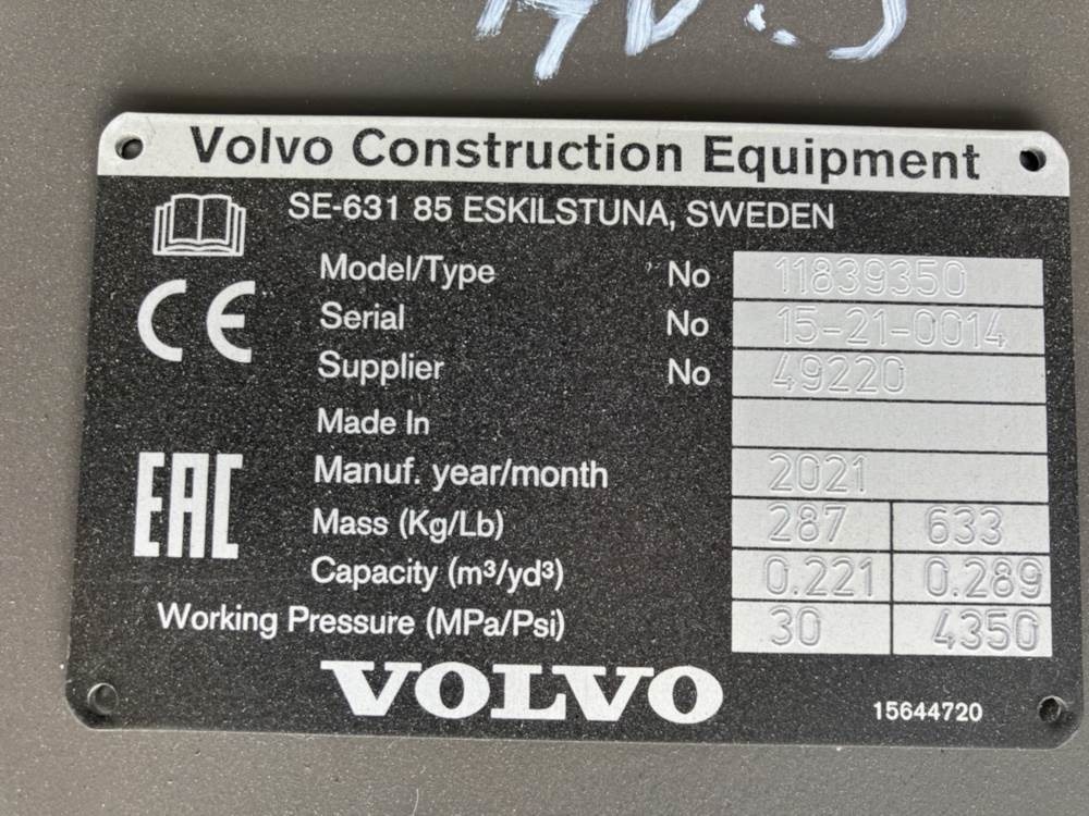 Volvo Böschungslöffel schwenkbar - Traktorgraver: bilde 4 Volvo Böschungslöffel schwenkbar - Traktorgraver: bilde 4