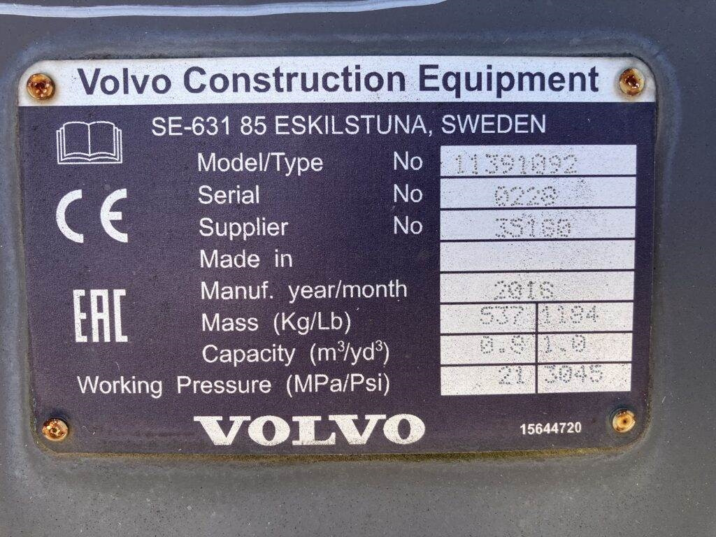 Volvo Klappschaufel mit Zähnen TPZ - Skuffe: bilde 5 Volvo Klappschaufel mit Zähnen TPZ - Skuffe: bilde 5