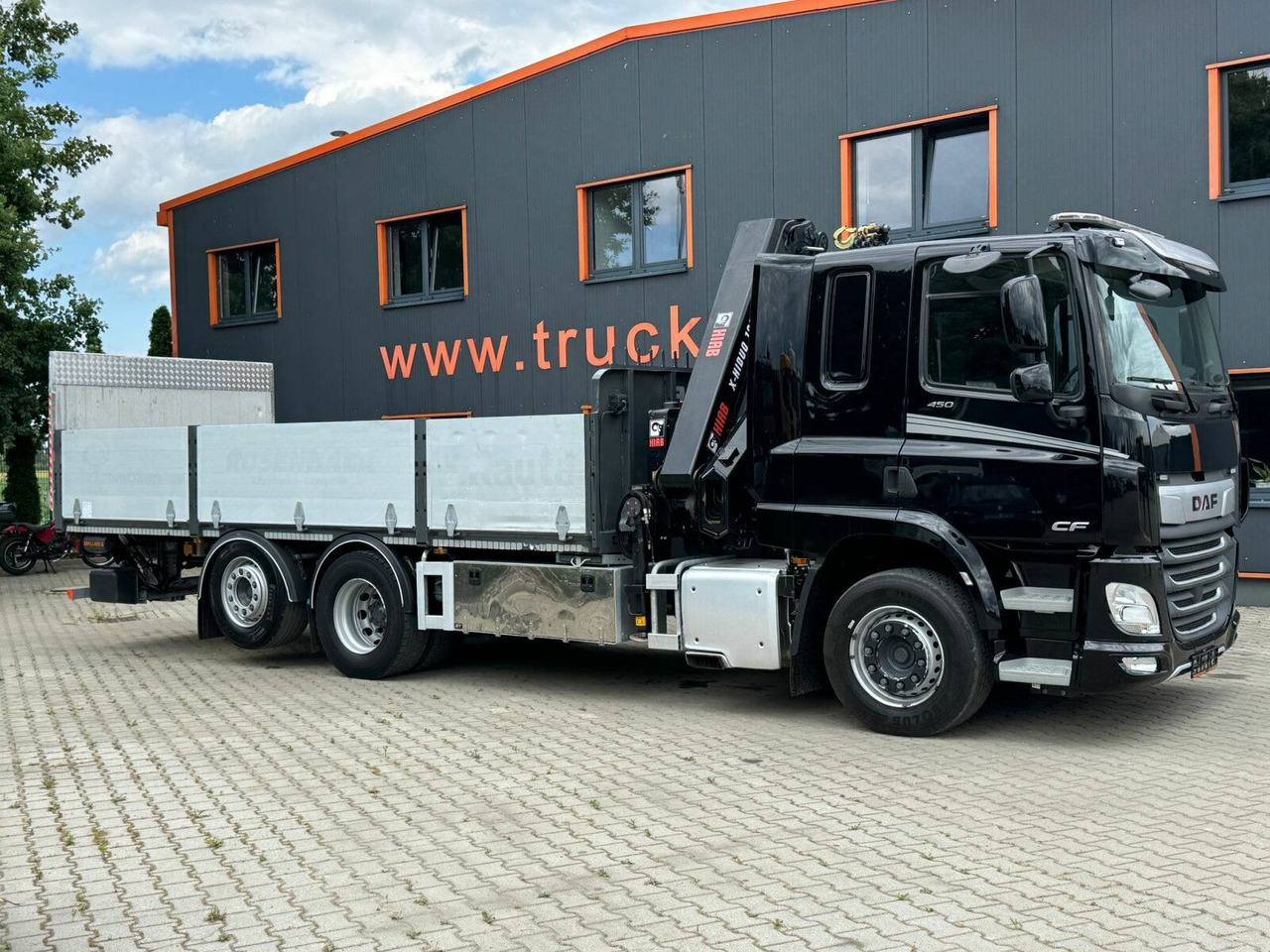 DAF CF 450 FAN 6x2 Pritsche mit Kran HIAB 188 E-6 - Kranbil: bilde 5 DAF CF 450 FAN 6x2 Pritsche mit Kran HIAB 188 E-6 - Kranbil: bilde 5