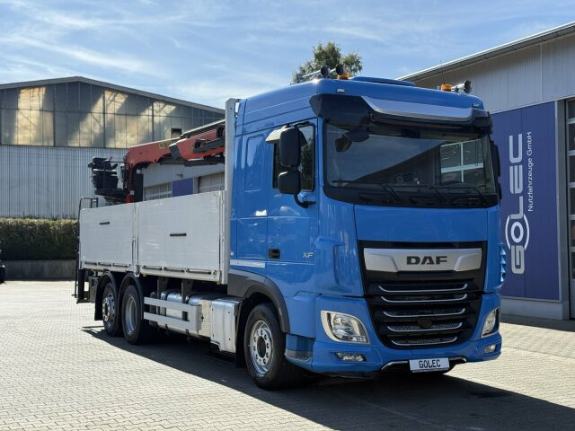 DAF XF 480 Pritsche Kran Plafinger 21000L - Planbil, Kranbil: bilde 1 DAF XF 480 Pritsche Kran Plafinger 21000L - Planbil, Kranbil: bilde 1