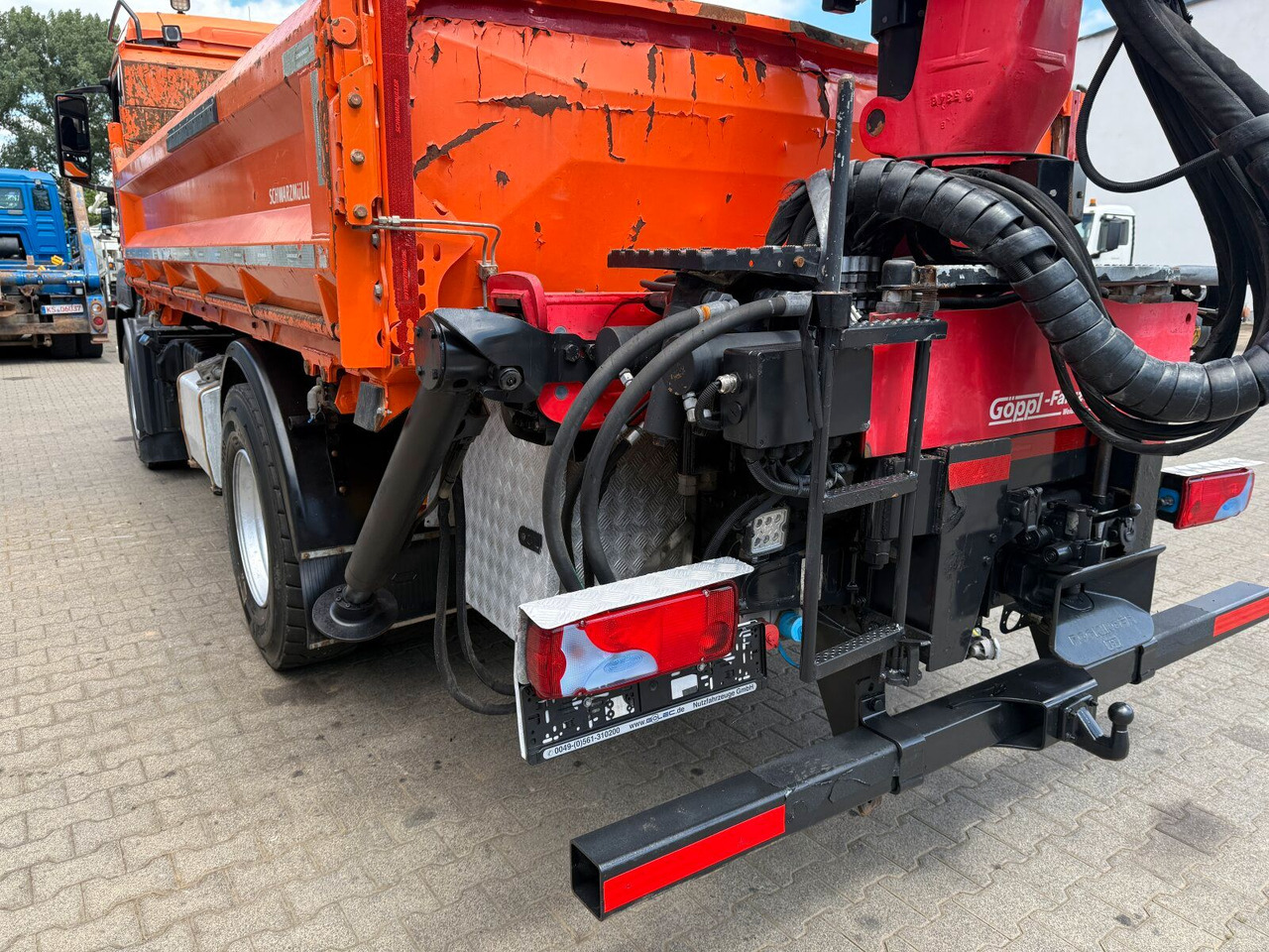 Kranbil MAN TGS 18.400 4x2 Kipper Bordmatic Kran Palfinger: bilde 19