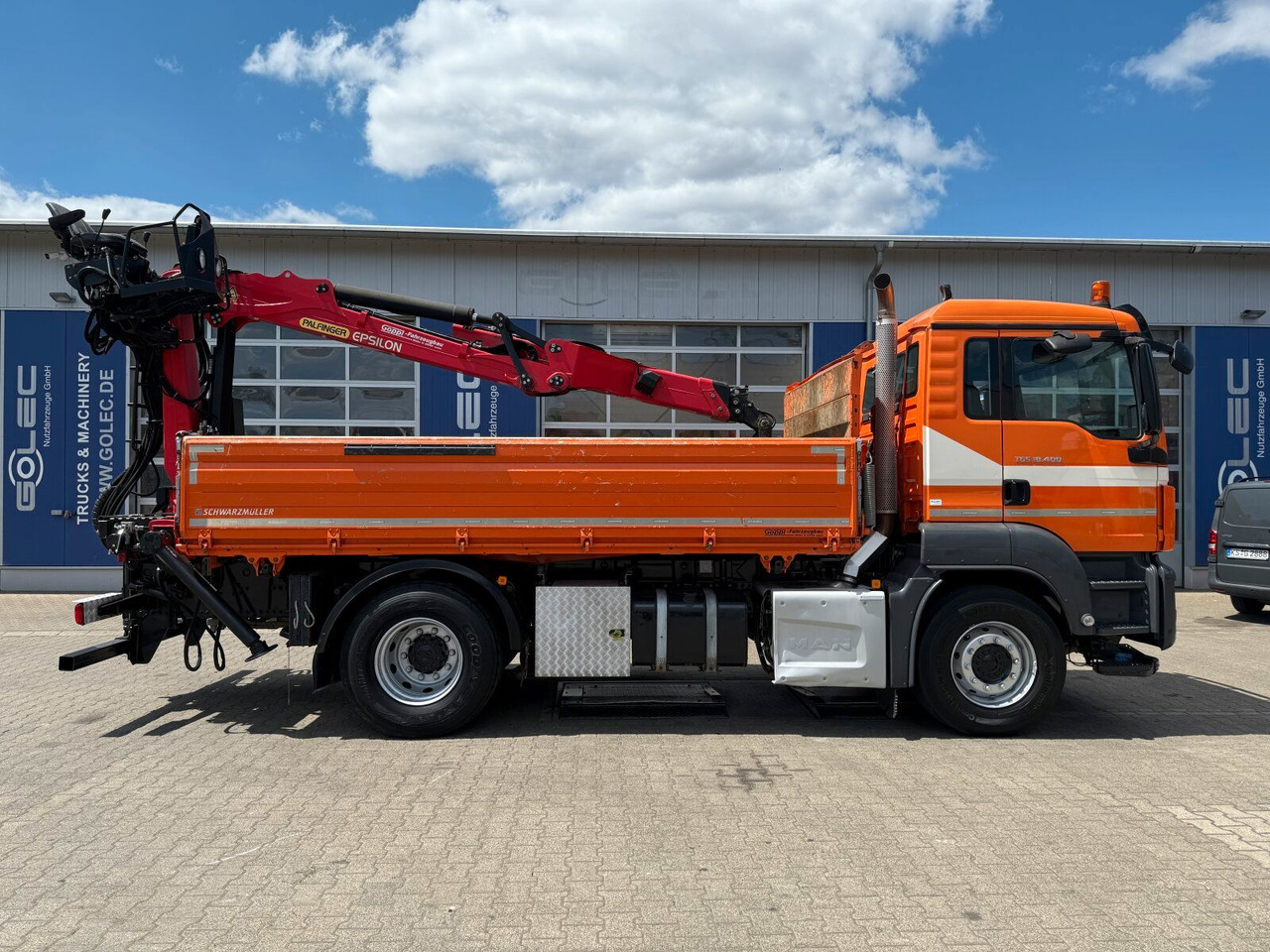 MAN TGS 18.400 4x2 Kipper Bordmatic Kran Palfinger - Tippbil, Kranbil: bilde 2 MAN TGS 18.400 4x2 Kipper Bordmatic Kran Palfinger - Tippbil, Kranbil: bilde 2