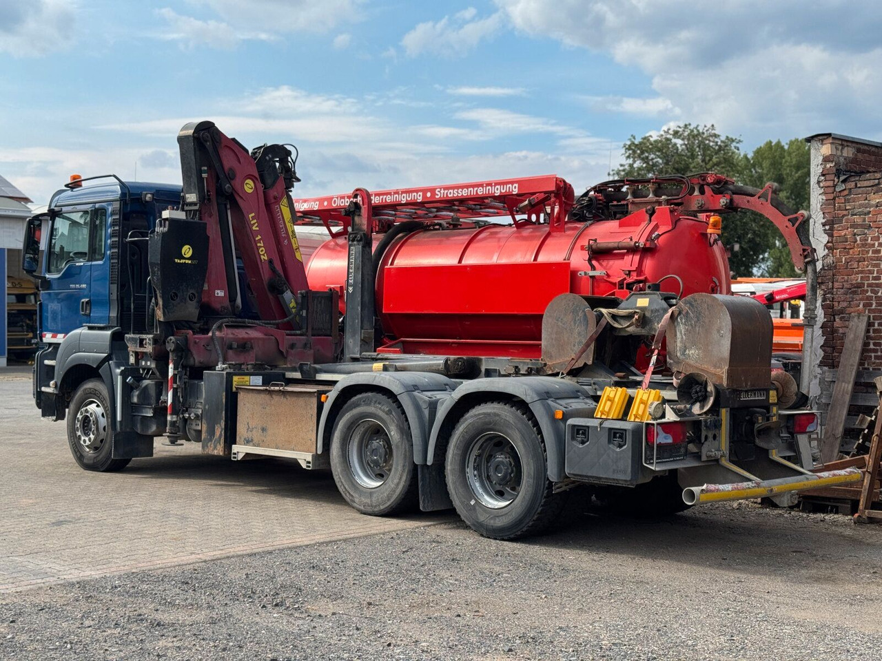MAN TGS 28.480 6x4 Abrollkipper Kran Greifer 4,63 T - Krokbil, Kranbil: bilde 2 MAN TGS 28.480 6x4 Abrollkipper Kran Greifer 4,63 T - Krokbil, Kranbil: bilde 2