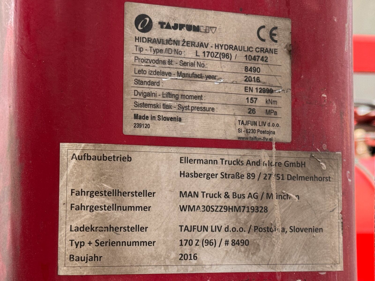 MAN TGS 28.480 6x4 Abrollkipper Kran Greifer 4,63 T - Krokbil, Kranbil: bilde 4 MAN TGS 28.480 6x4 Abrollkipper Kran Greifer 4,63 T - Krokbil, Kranbil: bilde 4