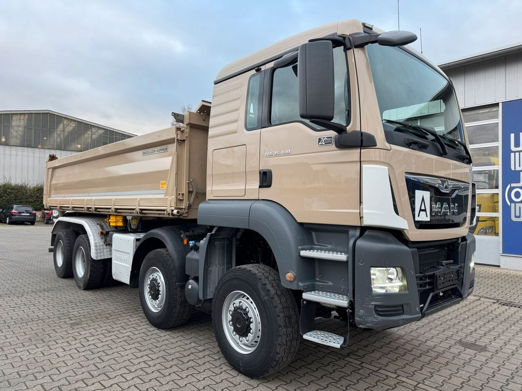 Tippbil MAN TGS 35.430 8x6 Kipper Bordmatic Meiller AHK: bilde 1