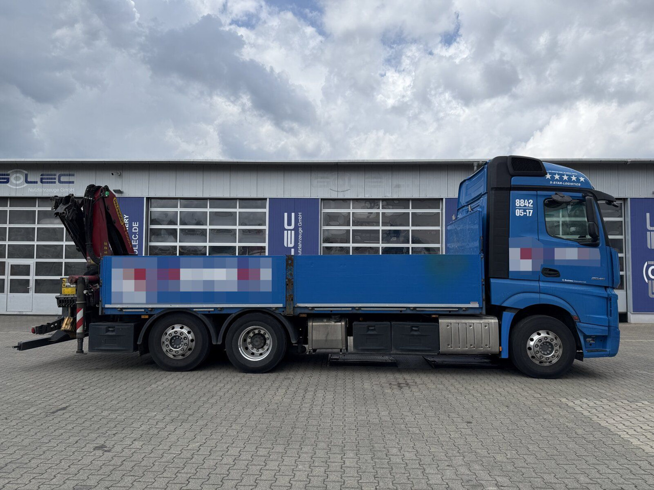 Mercedes-Benz ACTROS 2545 6x2 Pritsche Kran Palfinger PK20001K - Planbil, Kranbil: bilde 2 Mercedes-Benz ACTROS 2545 6x2 Pritsche Kran Palfinger PK20001K - Planbil, Kranbil: bilde 2
