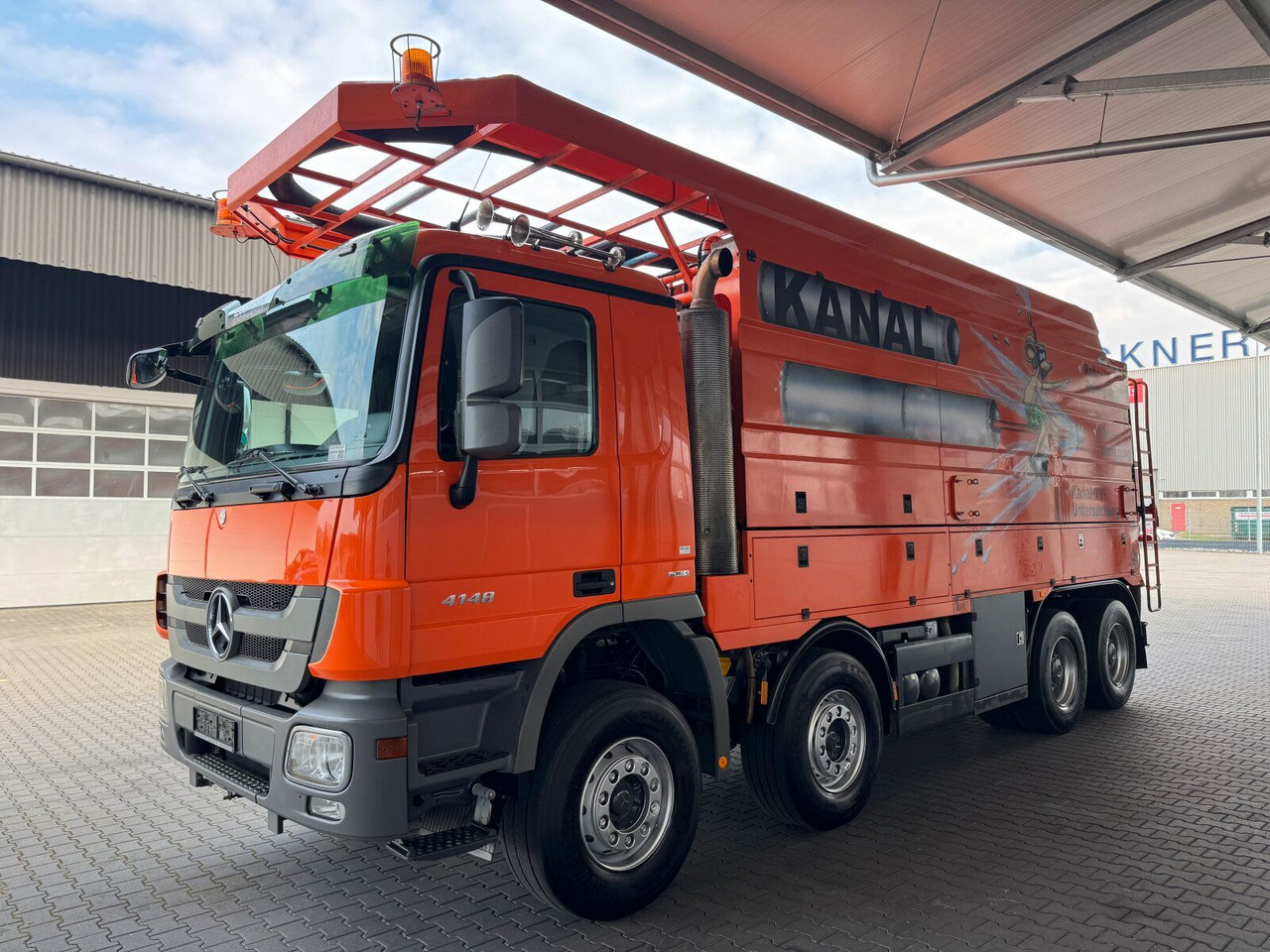Mercedes-Benz ACTROS 4148 8x4 Kanalreiniger & Wasserrückgewinn - Vakuum lastebil: bilde 2 Mercedes-Benz ACTROS 4148 8x4 Kanalreiniger & Wasserrückgewinn - Vakuum lastebil: bilde 2