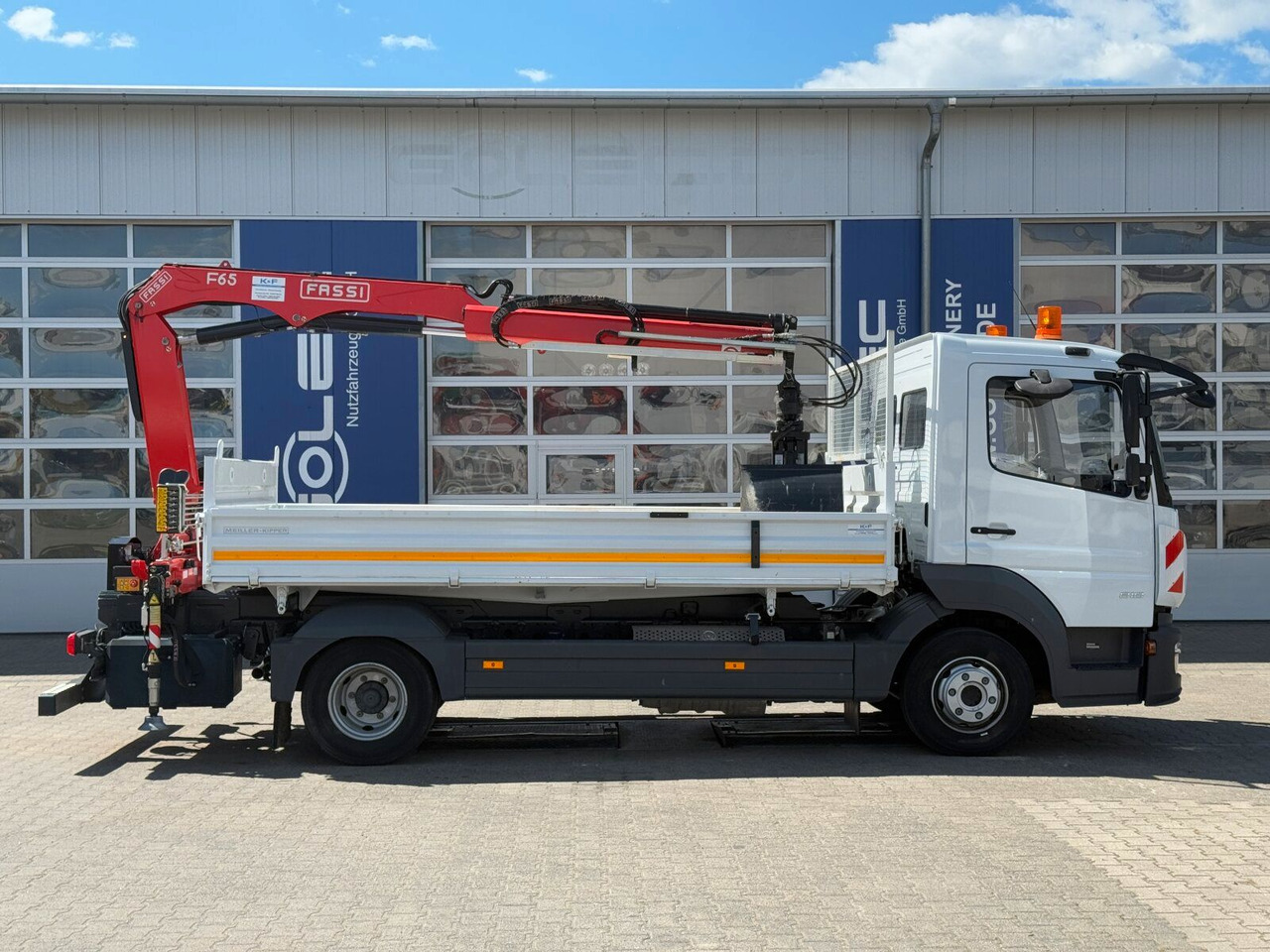 Mercedes-Benz ATEGO 818 4x2 Euro 6 Kipper Kran FASSI F65B.0.22 - Varebil med tipp: bilde 3 Mercedes-Benz ATEGO 818 4x2 Euro 6 Kipper Kran FASSI F65B.0.22 - Varebil med tipp: bilde 3