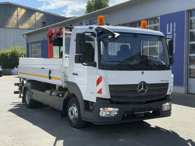 Mercedes-Benz ATEGO 818 4x2 Euro 6 Kipper Kran FASSI F65B.0.22 - Varebil med tipp: bilde 1 Mercedes-Benz ATEGO 818 4x2 Euro 6 Kipper Kran FASSI F65B.0.22 - Varebil med tipp: bilde 1