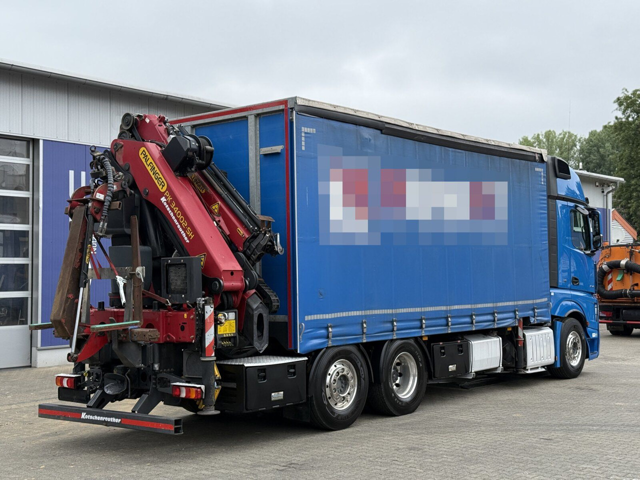 Mercedes-Benz Actros 6x2 Pritsche Kran Palfinger PK34002 + JIB - Kranbil: bilde 3 Mercedes-Benz Actros 6x2 Pritsche Kran Palfinger PK34002 + JIB - Kranbil: bilde 3