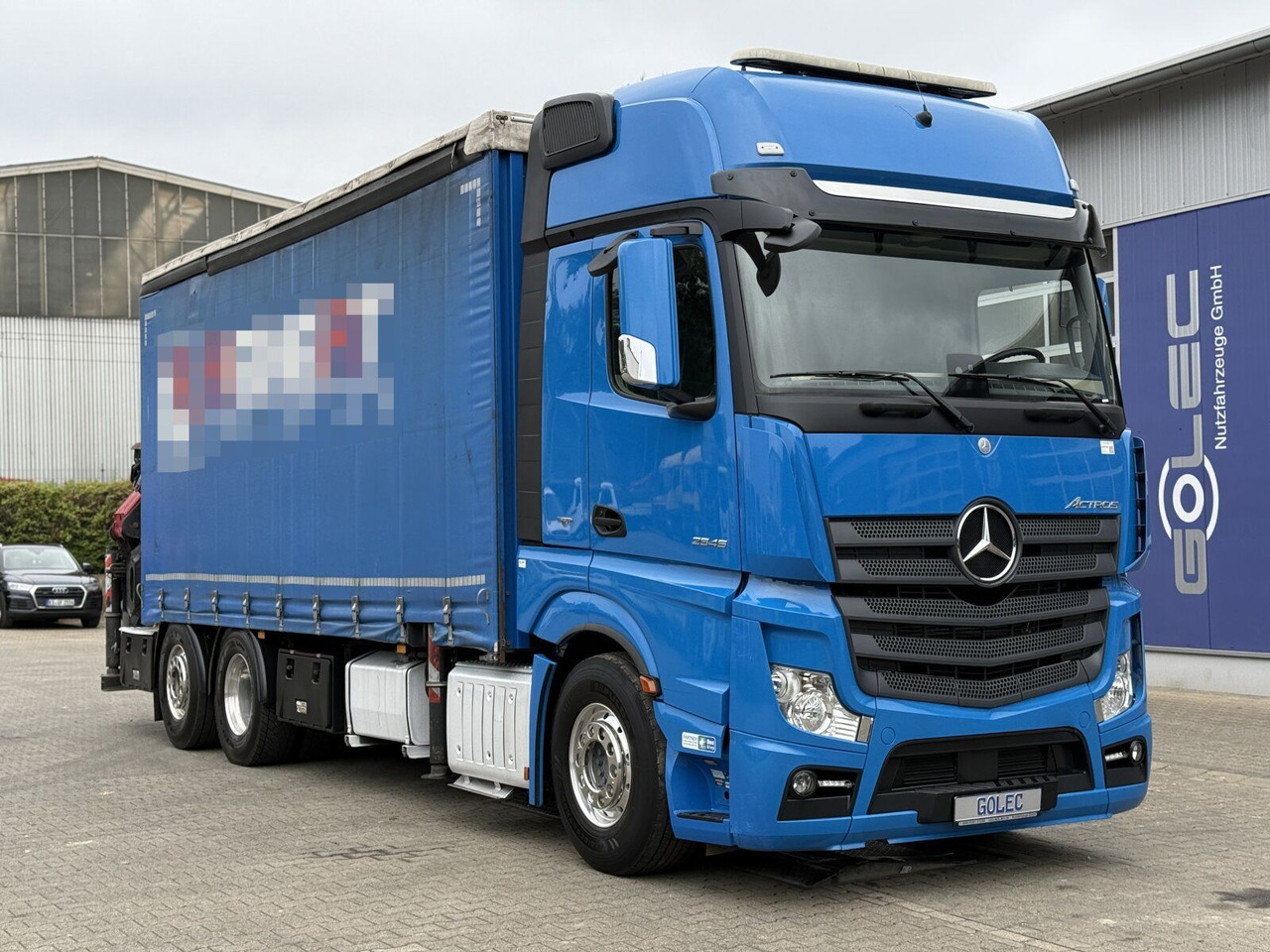 Mercedes-Benz Actros 6x2 Pritsche Kran Palfinger PK34002 + JIB - Kranbil: bilde 1 Mercedes-Benz Actros 6x2 Pritsche Kran Palfinger PK34002 + JIB - Kranbil: bilde 1