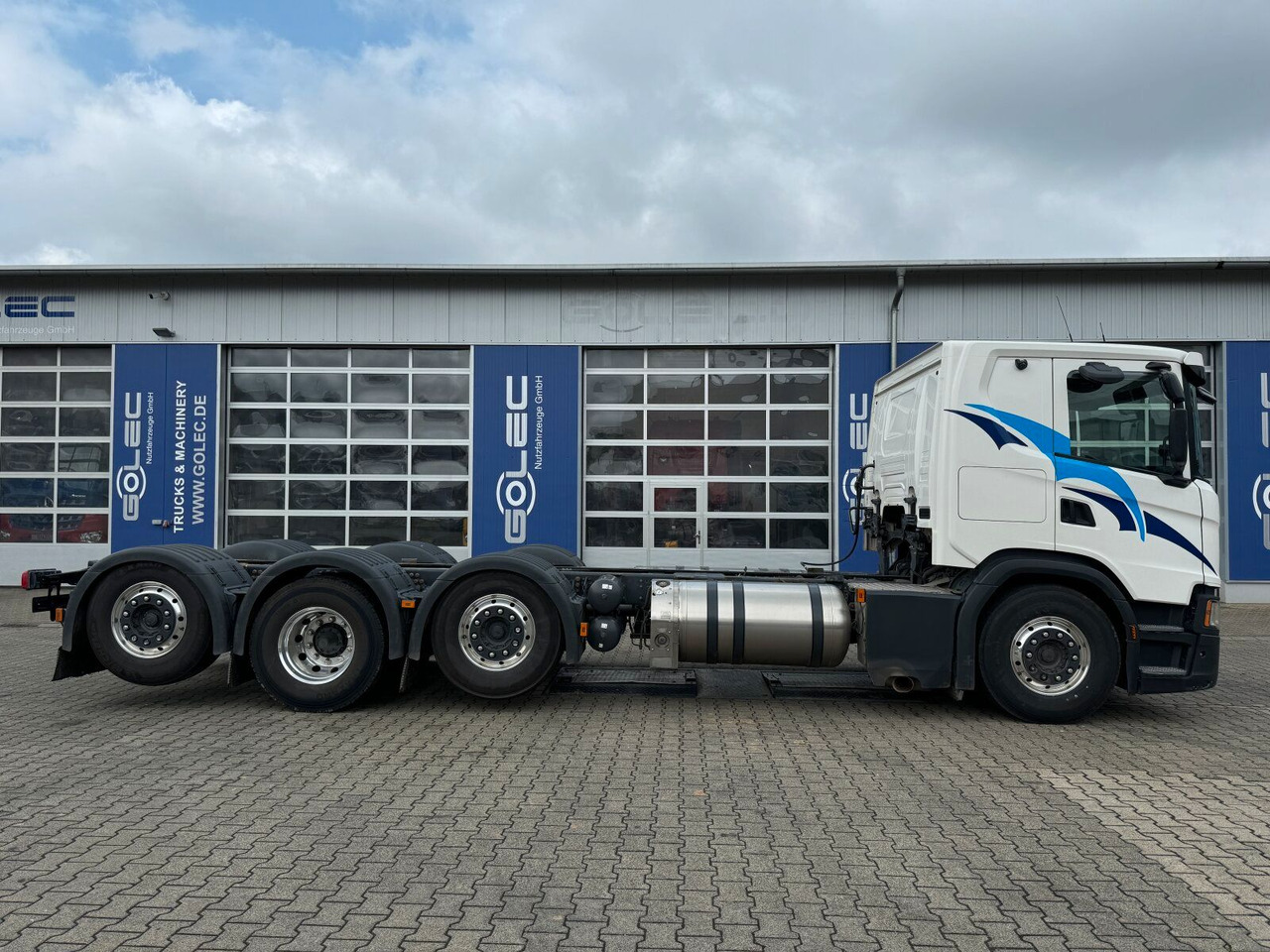 Scania G 410 B8x2*6 NB LNG Fahrgestell Nebenantrieb - Chassis lastebil, Kranbil: bilde 4 Scania G 410 B8x2*6 NB LNG Fahrgestell Nebenantrieb - Chassis lastebil, Kranbil: bilde 4