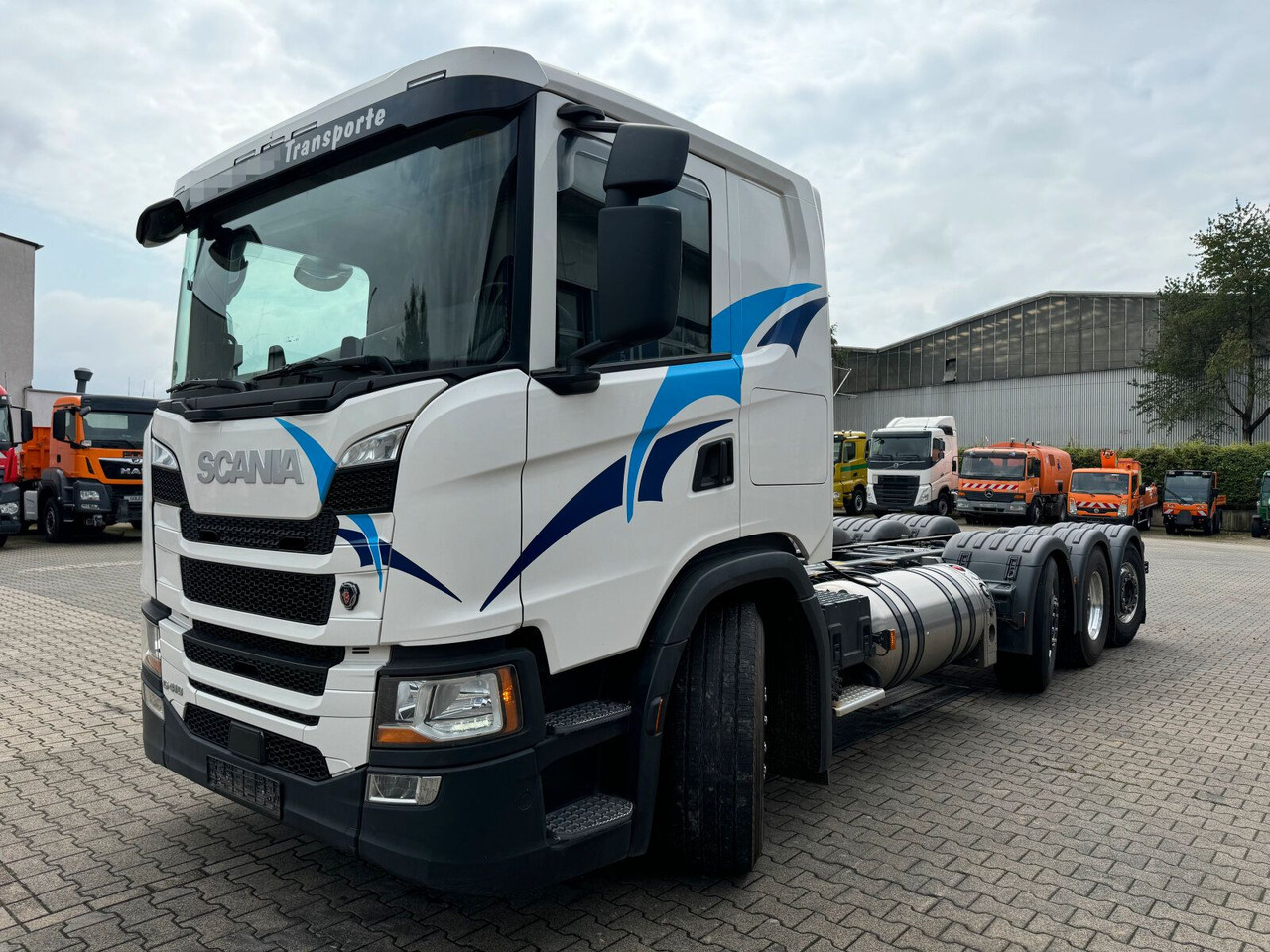 Scania G 410 B8x2*6 NB LNG Fahrgestell Nebenantrieb - Chassis lastebil, Kranbil: bilde 3 Scania G 410 B8x2*6 NB LNG Fahrgestell Nebenantrieb - Chassis lastebil, Kranbil: bilde 3