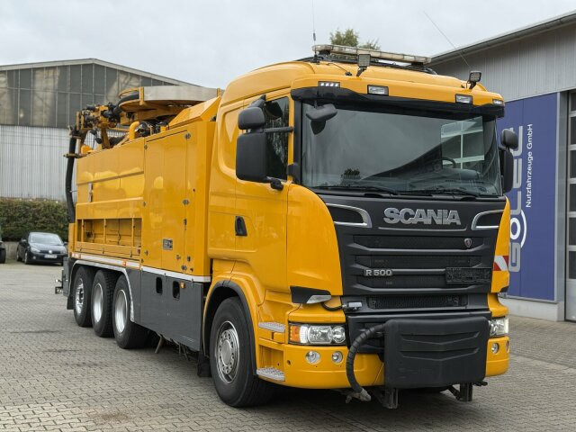 Scania R500 8x4 Kanalreiniger Kombi MÜLLER CM 170 KT - Vakuum lastebil: bilde 1 Scania R500 8x4 Kanalreiniger Kombi MÜLLER CM 170 KT - Vakuum lastebil: bilde 1
