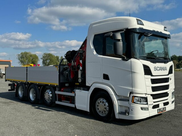 Scania R540 8x2/4 Pritsche mit Kran FASSI F365 - Kranbil, Planbil: bilde 1 Scania R540 8x2/4 Pritsche mit Kran FASSI F365 - Kranbil, Planbil: bilde 1