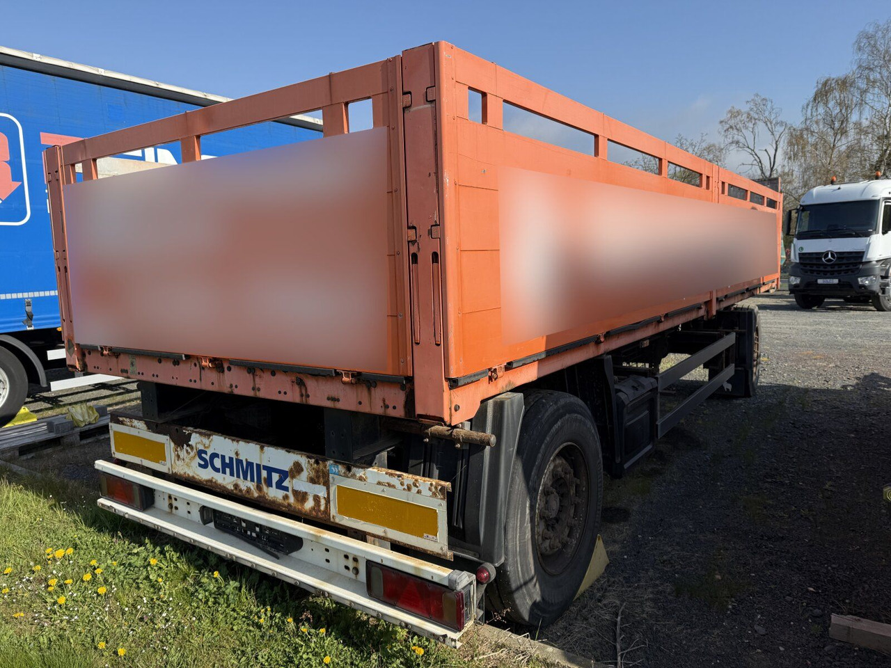 Schmitz Cargobull Gotha AFG 18 Baustoffanhänger 2 Achse - Planhenger/ Flathenger: bilde 2 Schmitz Cargobull Gotha AFG 18 Baustoffanhänger 2 Achse - Planhenger/ Flathenger: bilde 2