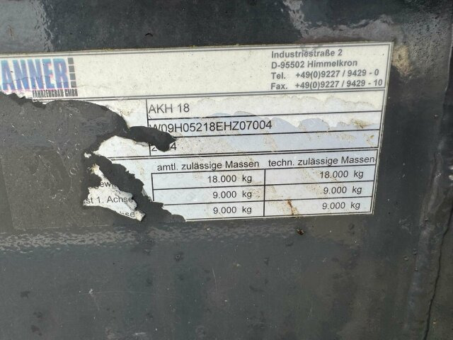 ZANNER AHK 18 Holzanhänger 2 Achse 3350kg - Tømmerhenger: bilde 2 ZANNER AHK 18 Holzanhänger 2 Achse 3350kg - Tømmerhenger: bilde 2
