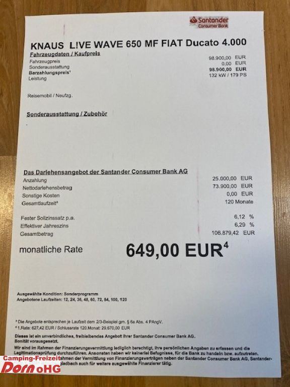 Knaus L!VE WAVE 650 MF Automatik/180 PS/Heavy - Halvintegrert bobil: bilde 5 Knaus L!VE WAVE 650 MF Automatik/180 PS/Heavy - Halvintegrert bobil: bilde 5