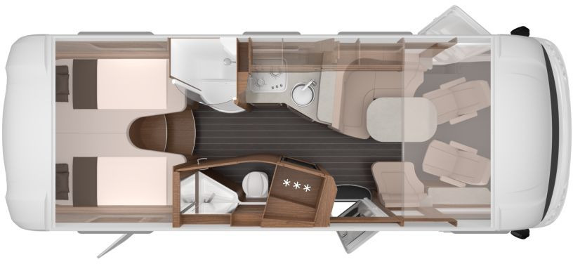 Knaus Sun I 700 LEG Automatik/180 PS - Helintegrert bobil: bilde 2 Knaus Sun I 700 LEG Automatik/180 PS - Helintegrert bobil: bilde 2