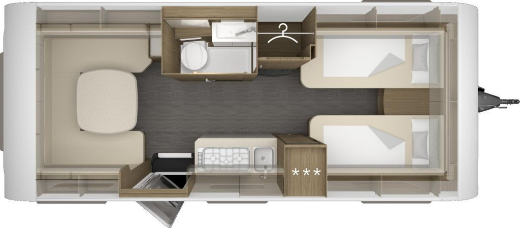 Tabbert Cazadora 550 E 2,3 Alde Warmwasserheizung - Campingvogn: bilde 2 Tabbert Cazadora 550 E 2,3 Alde Warmwasserheizung - Campingvogn: bilde 2