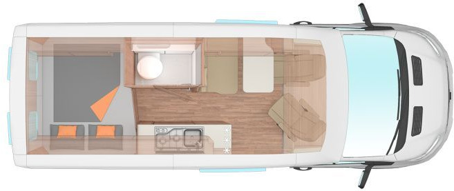 Weinsberg CaraBus 600 MQ Automatik/170PS - Bybobil: bilde 2 Weinsberg CaraBus 600 MQ Automatik/170PS - Bybobil: bilde 2