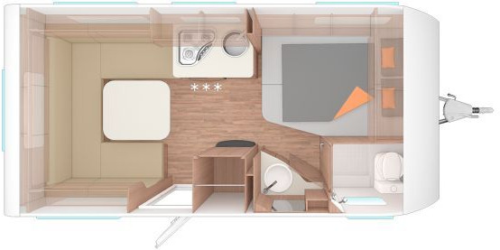 Weinsberg CaraOne 450 FU Fußbodenerw.elektrisch - Campingvogn: bilde 2 Weinsberg CaraOne 450 FU Fußbodenerw.elektrisch - Campingvogn: bilde 2