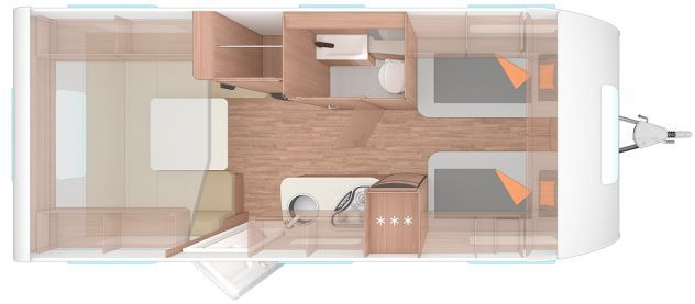 Weinsberg CaraOne 540 EUH Deckenschrank - Campingvogn: bilde 1 Weinsberg CaraOne 540 EUH Deckenschrank - Campingvogn: bilde 1