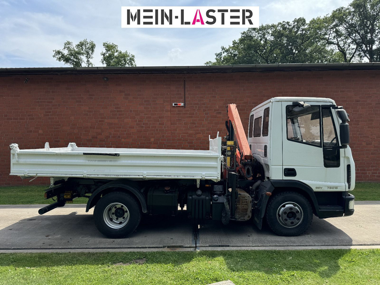 Iveco ML75E16 3 S-Kipper Kran PK 9,4m-550 kg Greifer - Varebil med tipp: bilde 5 Iveco ML75E16 3 S-Kipper Kran PK 9,4m-550 kg Greifer - Varebil med tipp: bilde 5