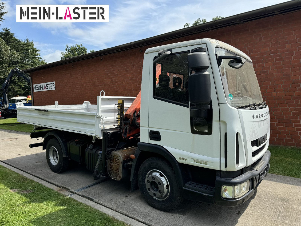 Iveco ML75E16 3 S-Kipper Kran PK 9,4m-550 kg Greifer - Varebil med tipp: bilde 4 Iveco ML75E16 3 S-Kipper Kran PK 9,4m-550 kg Greifer - Varebil med tipp: bilde 4