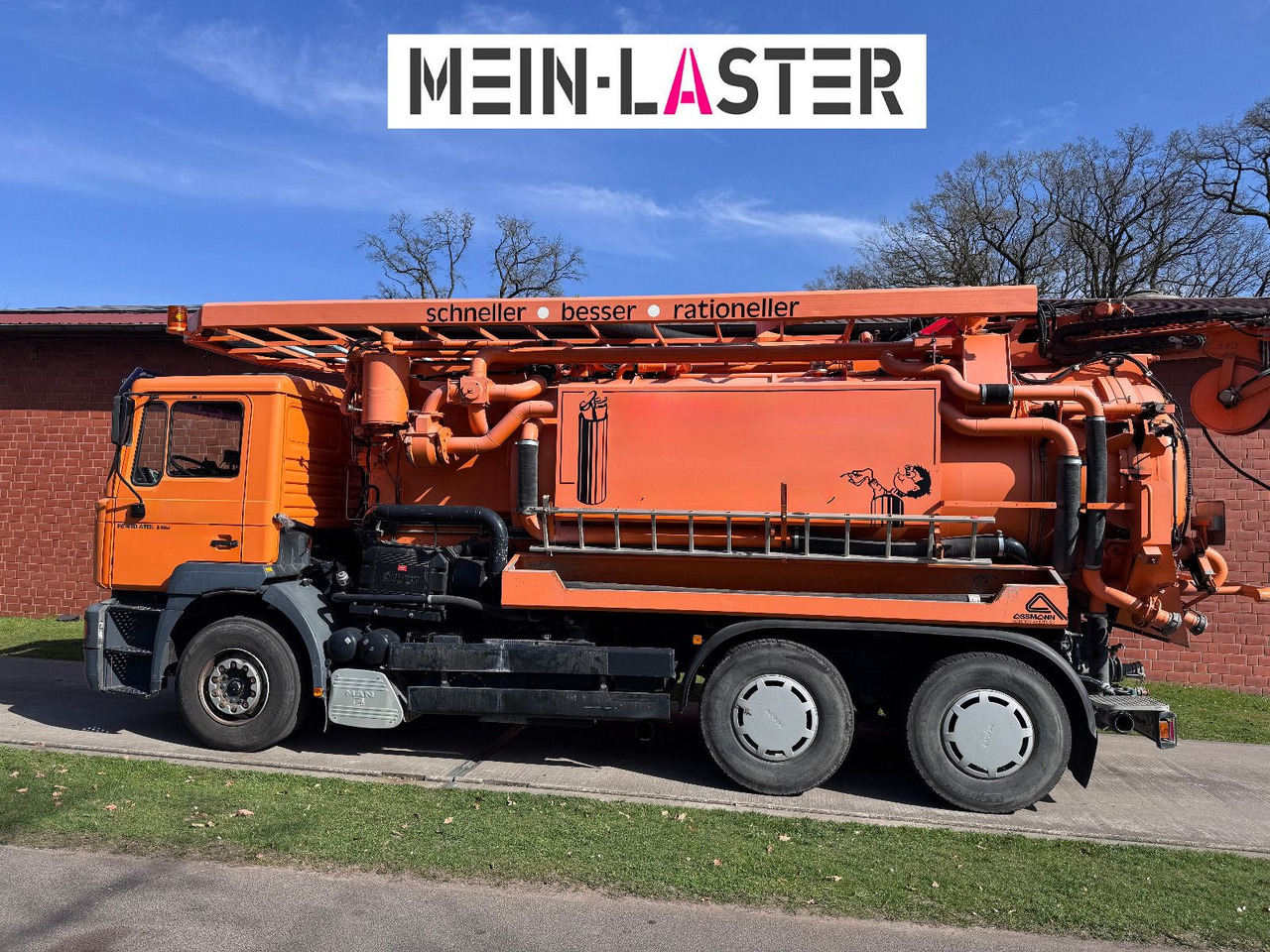 MAN FE 410 Assmann Saug HD Spüler Recycling +  FB. - Vakuum lastebil: bilde 4 MAN FE 410 Assmann Saug HD Spüler Recycling +  FB. - Vakuum lastebil: bilde 4