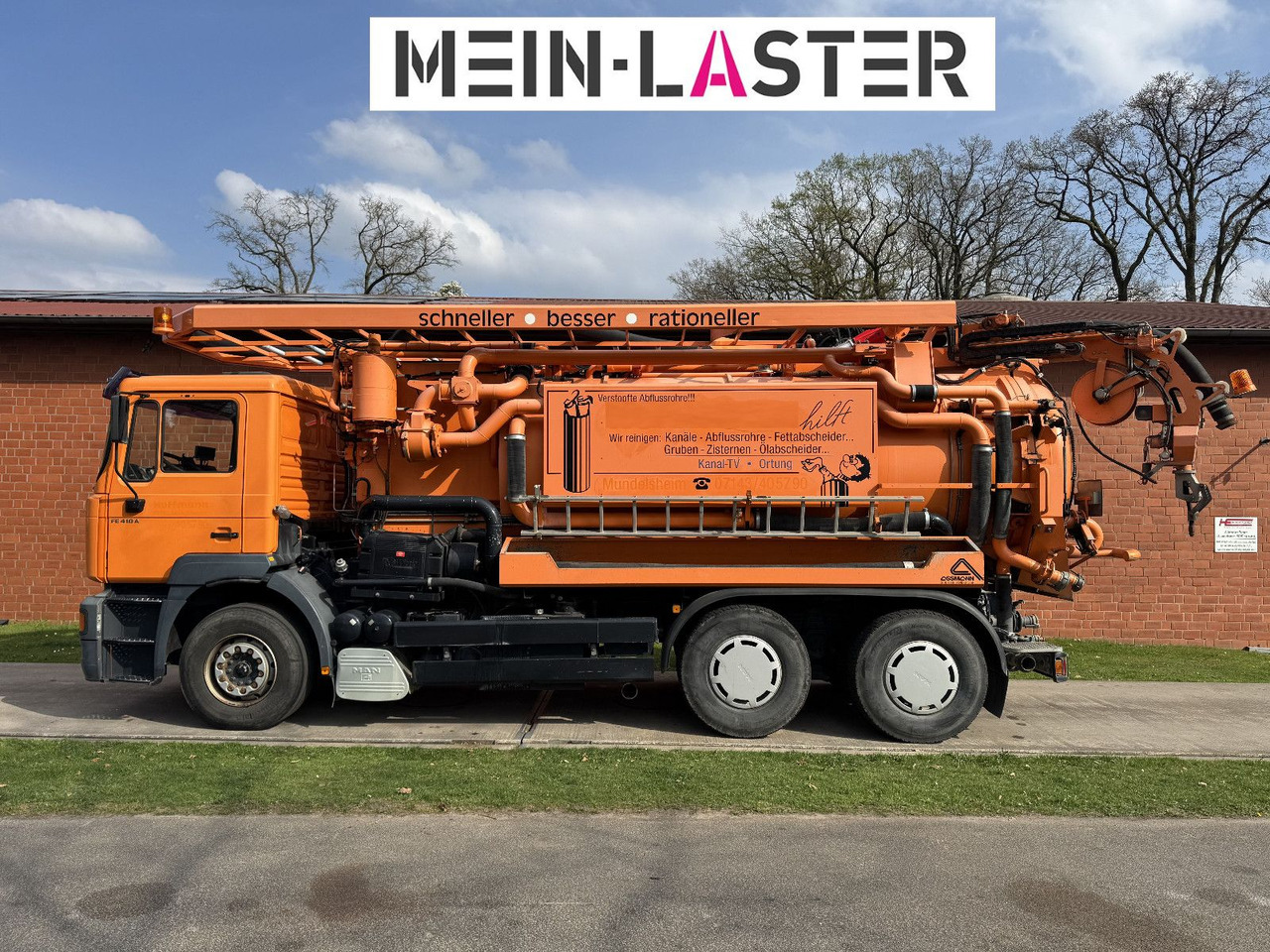 MAN FE 410 Assmann Saug HD Spüler Recycling + FB. - Vakuum lastebil: bilde 4 MAN FE 410 Assmann Saug HD Spüler Recycling + FB. - Vakuum lastebil: bilde 4