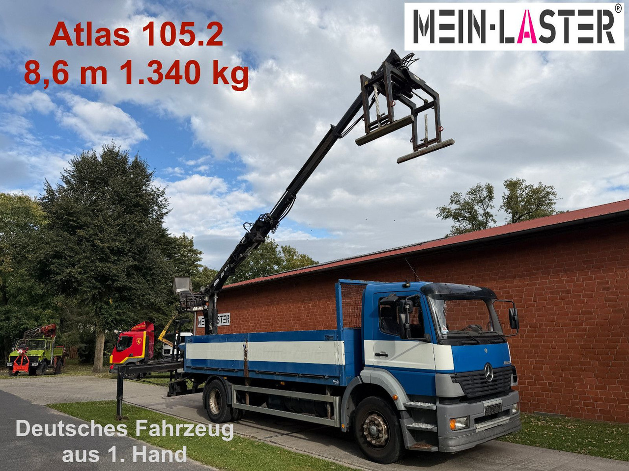 Mercedes-Benz 1823 Atego Atlas 105.2 1.Hand nur 226.000 km - Planbil, Kranbil: bilde 1 Mercedes-Benz 1823 Atego Atlas 105.2 1.Hand nur 226.000 km - Planbil, Kranbil: bilde 1