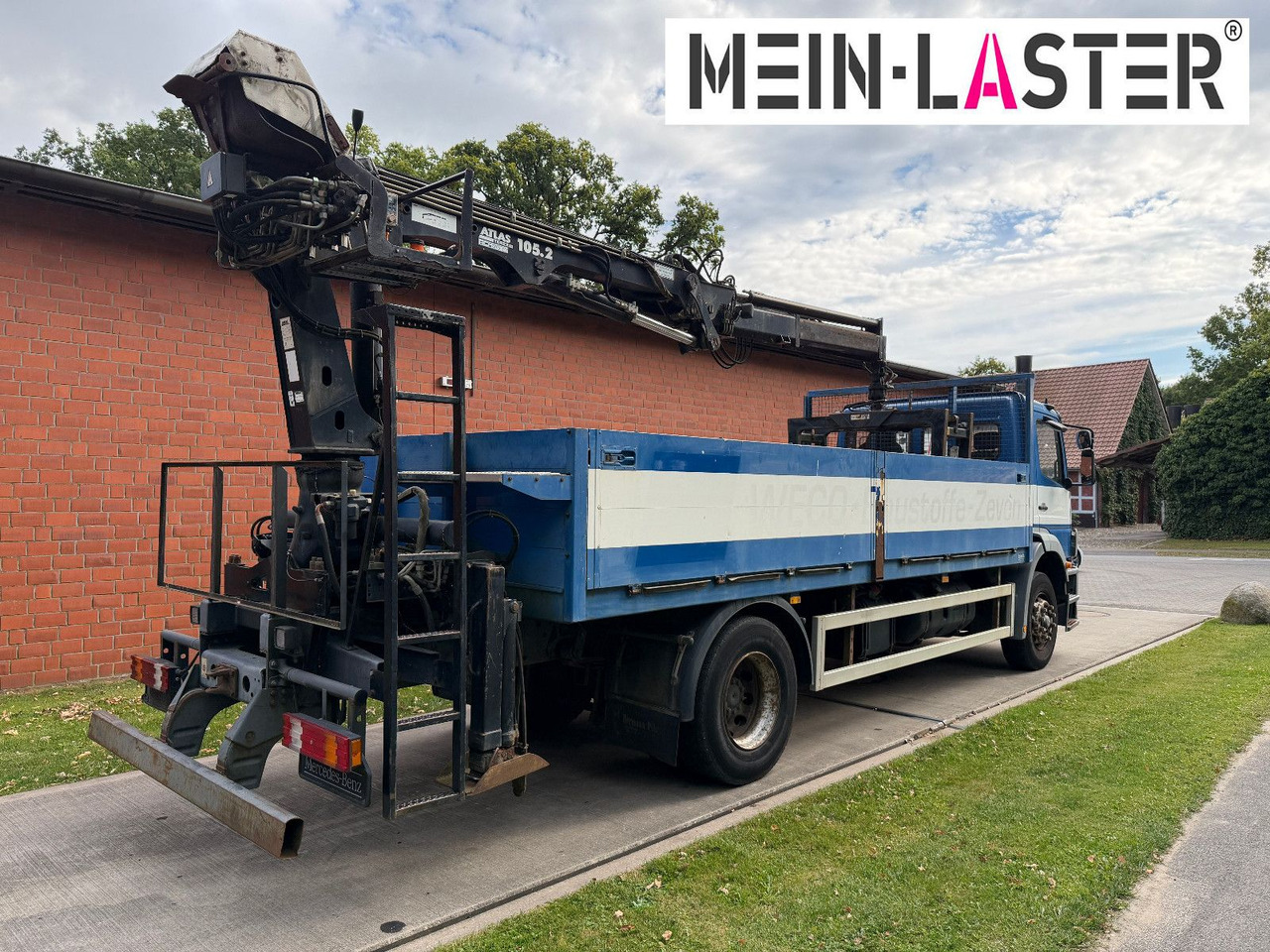 Mercedes-Benz 1823 Atego Atlas 105.2 1.Hand nur 226.000 km - Planbil, Kranbil: bilde 5 Mercedes-Benz 1823 Atego Atlas 105.2 1.Hand nur 226.000 km - Planbil, Kranbil: bilde 5