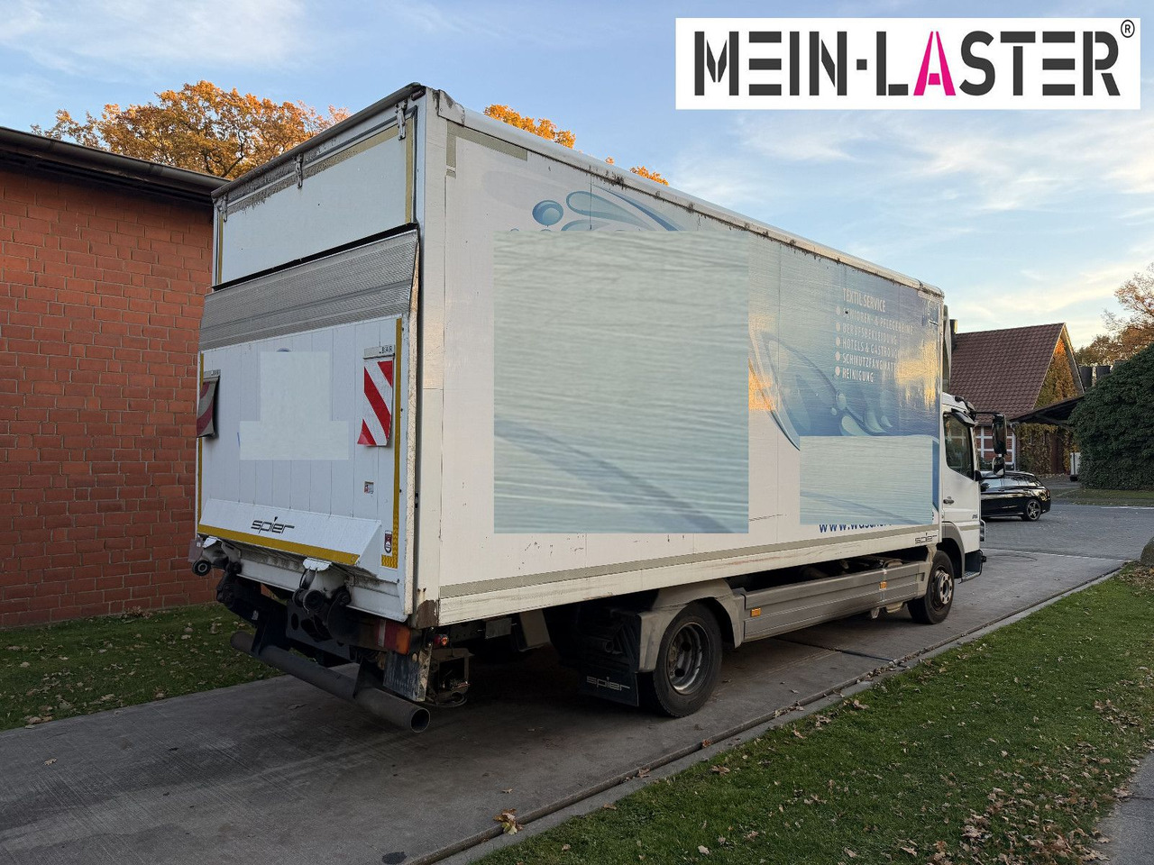 Mercedes-Benz Atego 816 LBW Klima 3 Sitzer - Varebil med skap: bilde 4 Mercedes-Benz Atego 816 LBW Klima 3 Sitzer - Varebil med skap: bilde 4
