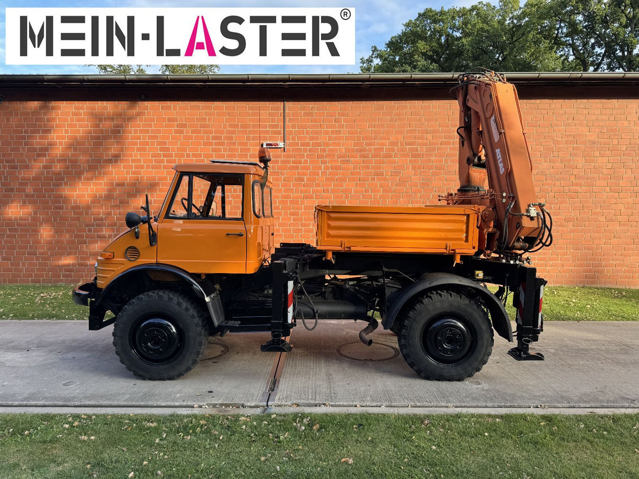 Unimog U 1100 Atlas AK 3006 nur 14.215 km-1. Hand - Kranbil, Planbil: bilde 4 Unimog U 1100 Atlas AK 3006 nur 14.215 km-1. Hand - Kranbil, Planbil: bilde 4