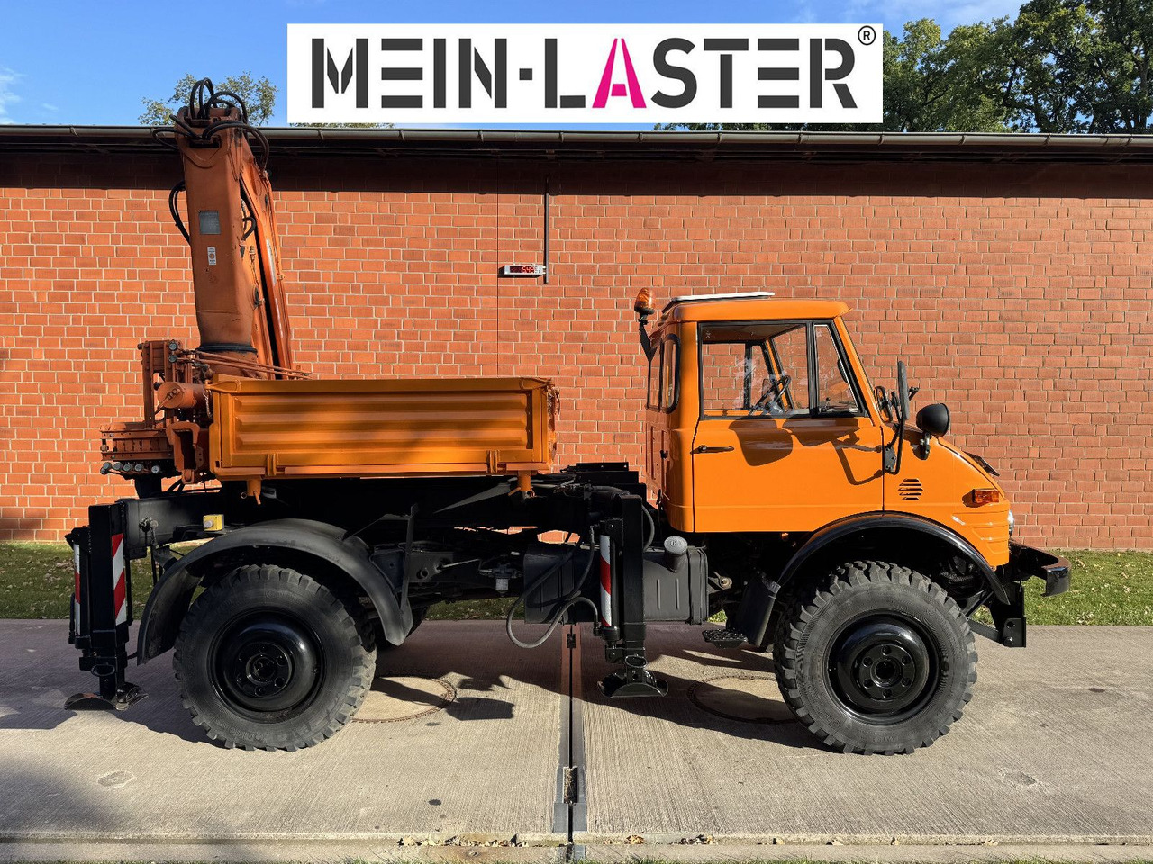 Unimog U 1100 Atlas AK 3006 nur 14.215 km-1. Hand - Kranbil, Planbil: bilde 3 Unimog U 1100 Atlas AK 3006 nur 14.215 km-1. Hand - Kranbil, Planbil: bilde 3