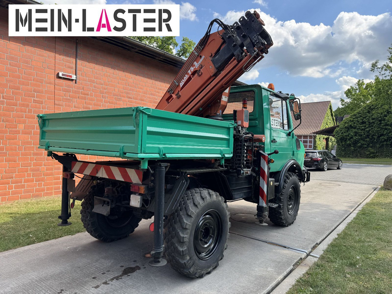 Unimog U 1200 Atlas 75.2 Kran 14 m Funk FB *1. Hand - Kranbil: bilde 4 Unimog U 1200 Atlas 75.2 Kran 14 m Funk FB *1. Hand - Kranbil: bilde 4
