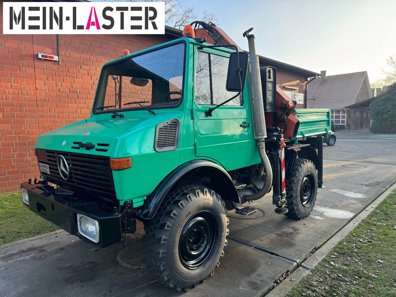 Unimog U 1200 Atlas 75.2 Kran 14 m Funk FB *1. Hand - Kranbil, Tippbil: bilde 3 Unimog U 1200 Atlas 75.2 Kran 14 m Funk FB *1. Hand - Kranbil, Tippbil: bilde 3