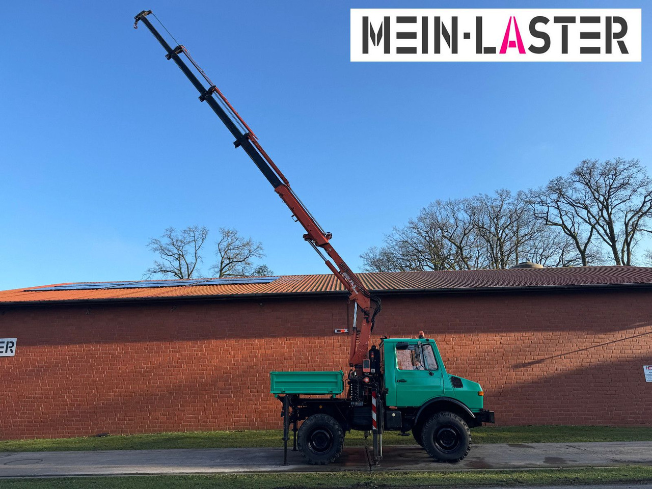 Unimog U 1200 Atlas 75.2 Kran 14 m Funk FB *1. Hand - Kranbil: bilde 2 Unimog U 1200 Atlas 75.2 Kran 14 m Funk FB *1. Hand - Kranbil: bilde 2