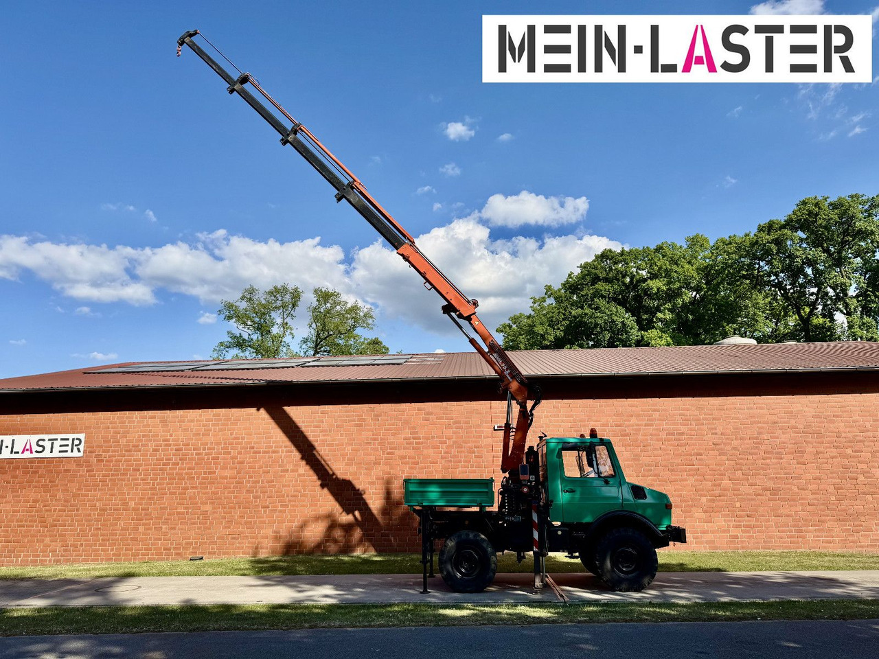 Unimog U 1200 Atlas 75.2 Kran 14 m Funk FB *1. Hand - Kranbil: bilde 2 Unimog U 1200 Atlas 75.2 Kran 14 m Funk FB *1. Hand - Kranbil: bilde 2