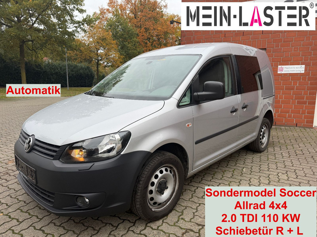 Volkswagen Caddy 2.0 TDI Kasten Soccer 4Motion Automatik - Små varebil: bilde 1 Volkswagen Caddy 2.0 TDI Kasten Soccer 4Motion Automatik - Små varebil: bilde 1