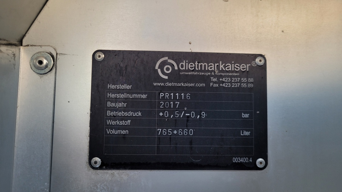 Vakuum lastebil Nissan Cabstar 35.13 Defco Combi 3.5t Dietmar Kaiser: bilde 10