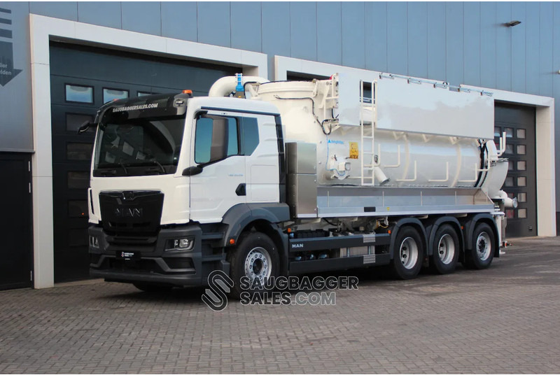MAN TGS 35.520 8x4 MAN Amphitec Vortex 9000 - Vakuum lastebil: bilde 1 MAN TGS 35.520 8x4 MAN Amphitec Vortex 9000 - Vakuum lastebil: bilde 1