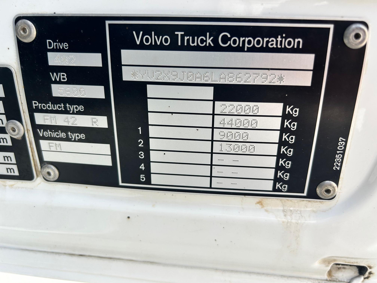 Chassis lastebil VOLVO FM330: bilde 10