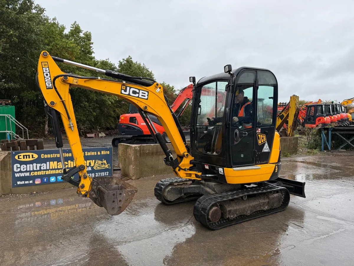 JCB 8026CTS Stock T453 - Minigraver: bilde 5 JCB 8026CTS Stock T453 - Minigraver: bilde 5