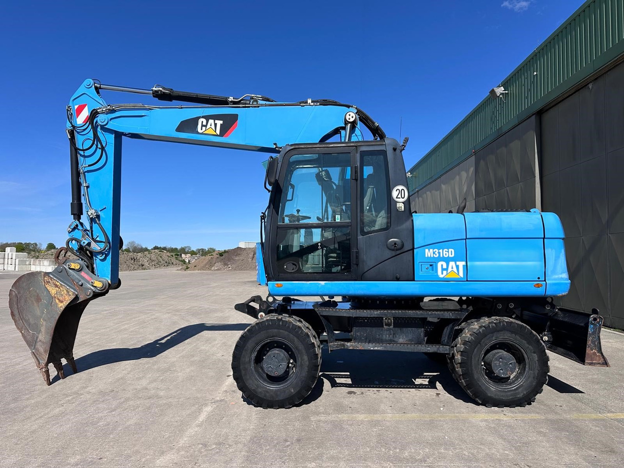 CATERPILLAR M 316 D Oil Quick OQ 65 Deutsche Maschine Top ! - Hjulgraver: bilde 5 CATERPILLAR M 316 D Oil Quick OQ 65 Deutsche Maschine Top ! - Hjulgraver: bilde 5